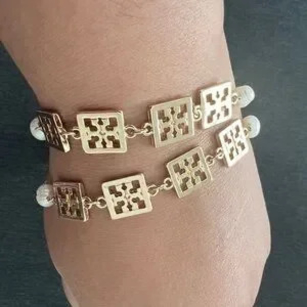 Tory Burch Metallic Hoop Earrings